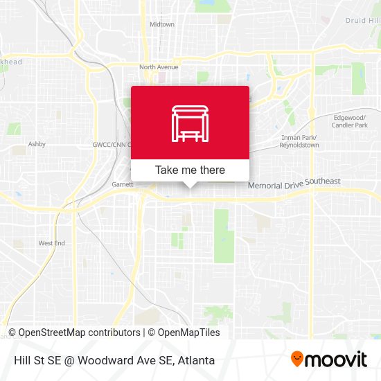 Hill St SE @ Woodward Ave SE map