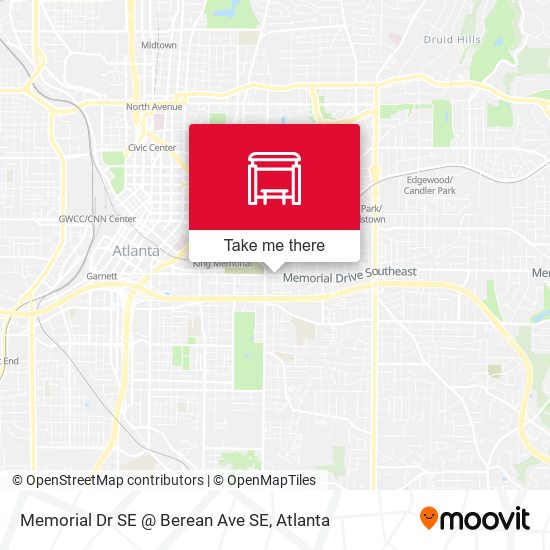 Memorial Dr SE @ Berean Ave SE map
