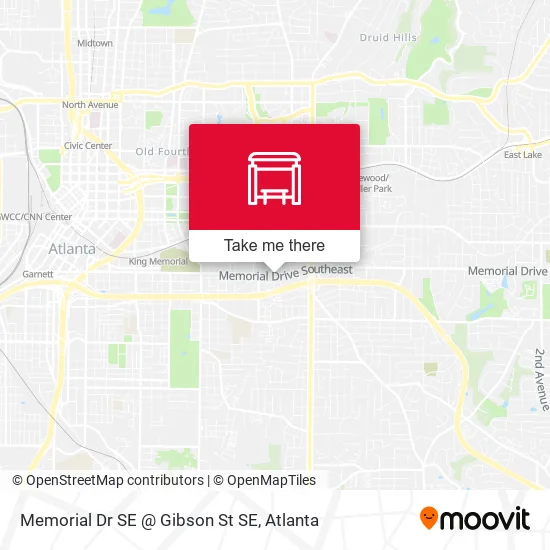 Memorial Dr SE @ Gibson St SE map