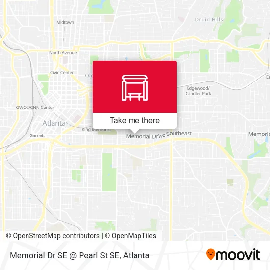 Mapa de Memorial Dr SE @ Pearl St SE