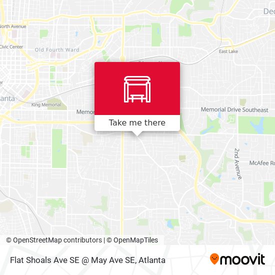 Mapa de Flat Shoals Ave SE @ May Ave SE