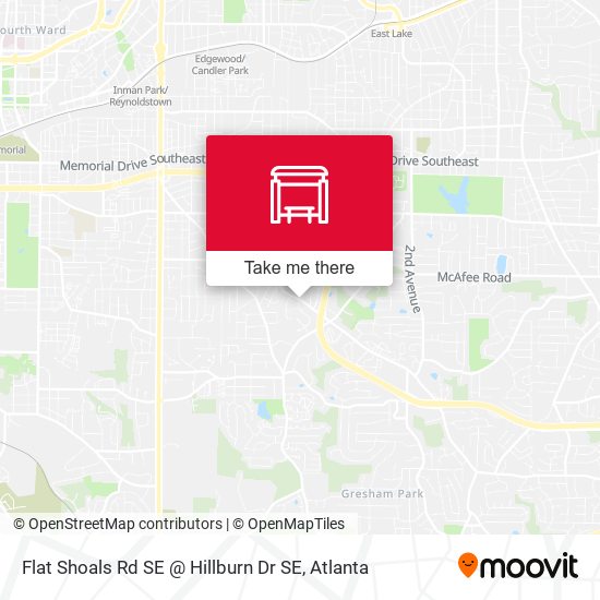Flat Shoals Rd SE @ Hillburn Dr SE map