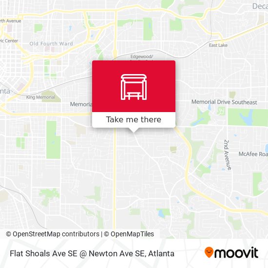 Flat Shoals Ave SE @ Newton Ave SE map