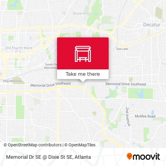 Memorial Dr SE @ Dixie St SE map