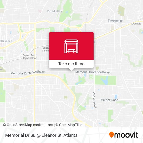 Memorial Dr SE @ Eleanor St map