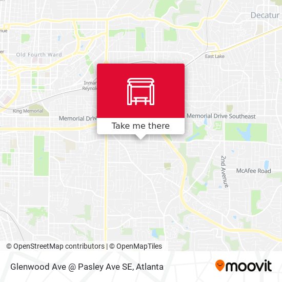 Glenwood Ave @ Pasley Ave SE map