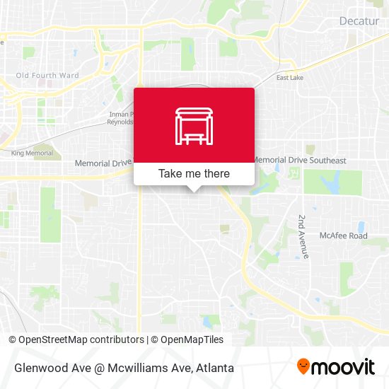 Glenwood Ave @ Mcwilliams Ave map