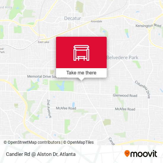 Candler Rd @ Alston Dr map