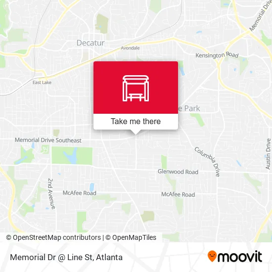Memorial Dr @ Line St map
