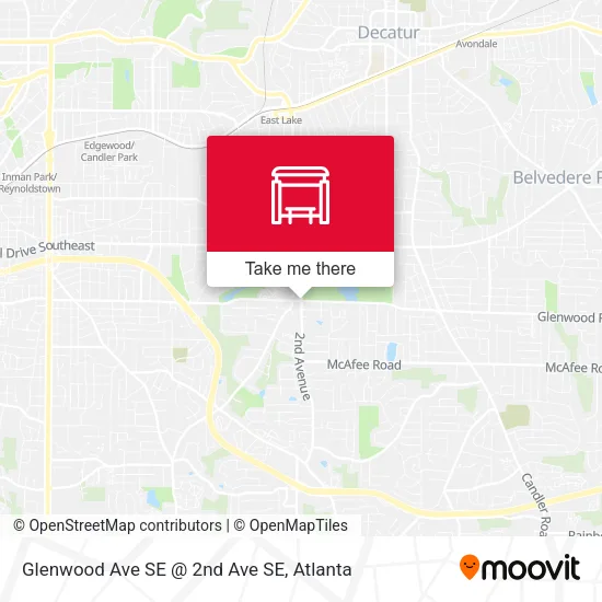 Mapa de Glenwood Ave SE @ 2nd Ave SE