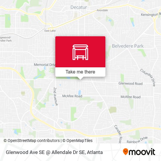 Glenwood Ave SE @ Allendale Dr SE map
