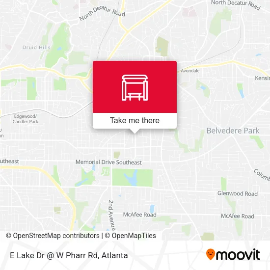 E Lake Dr @ W Pharr Rd map