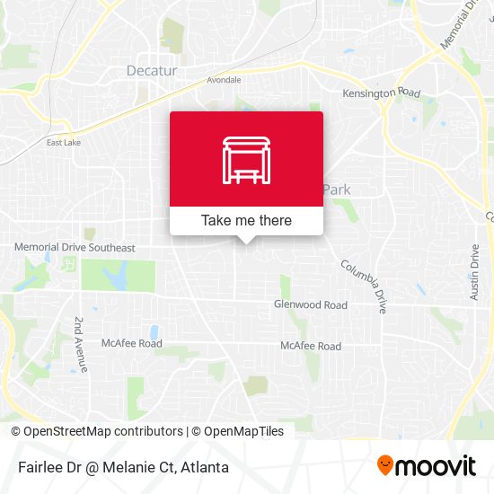 Fairlee Dr @ Melanie Ct map