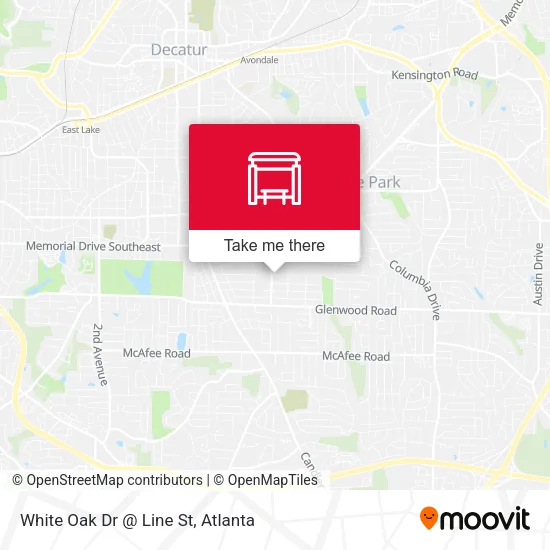 Mapa de White Oak Dr @ Line St