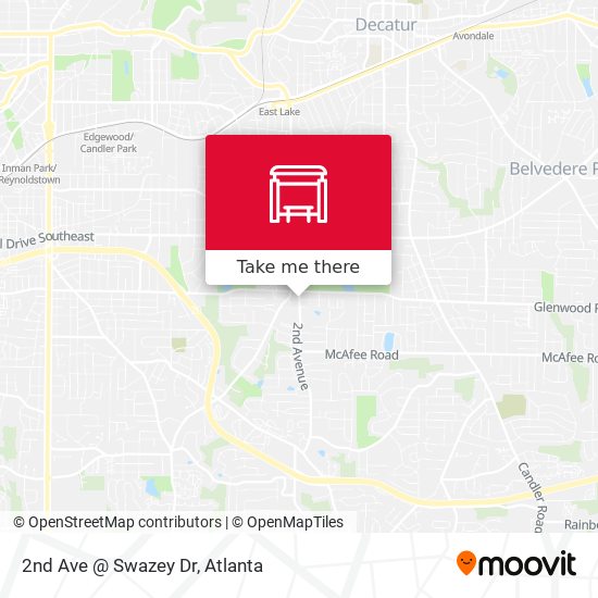2nd Ave @ Swazey Dr map