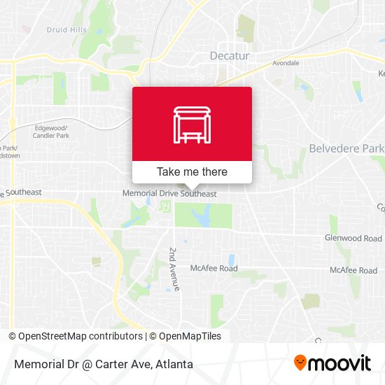 Mapa de Memorial Dr @ Carter Ave