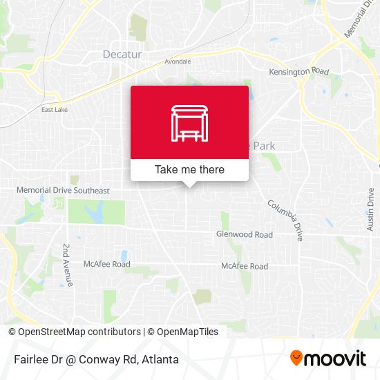 Fairlee Dr @ Conway Rd map