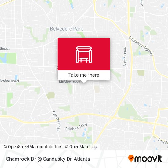 Shamrock Dr @ Sandusky Dr map