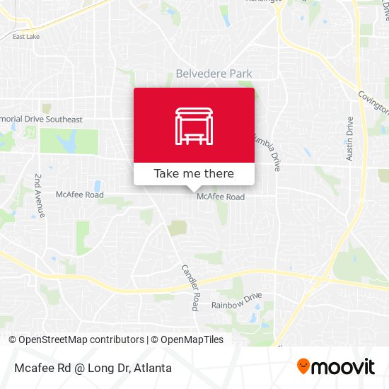 Mapa de Mcafee Rd @ Long Dr