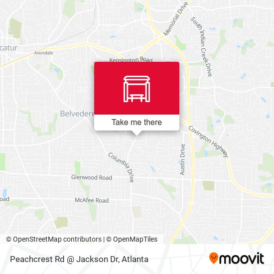 Peachcrest Rd @ Jackson Dr map