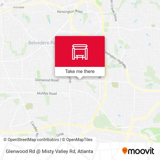 Mapa de Glenwood Rd @ Misty Valley Rd