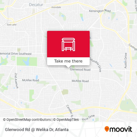 Glenwood Rd @ Welika Dr map