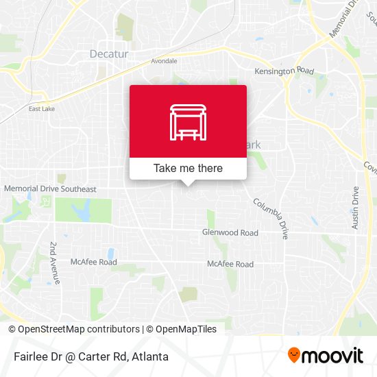 Mapa de Fairlee Dr @ Carter Rd