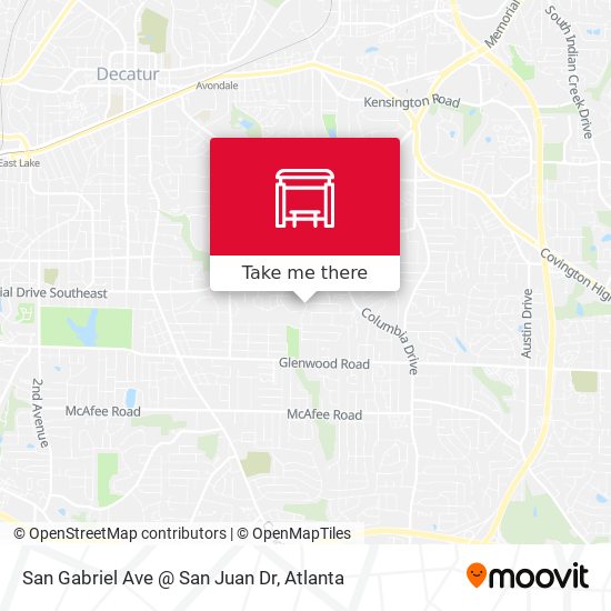 San Gabriel Ave @ San Juan Dr map