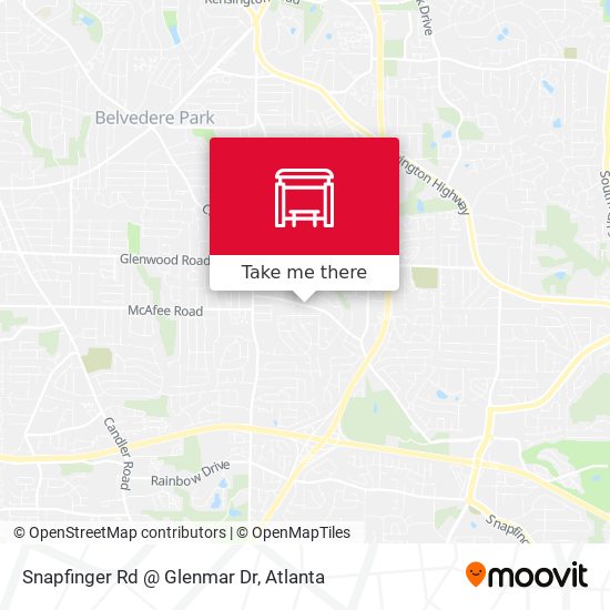 Mapa de Snapfinger Rd @ Glenmar Dr