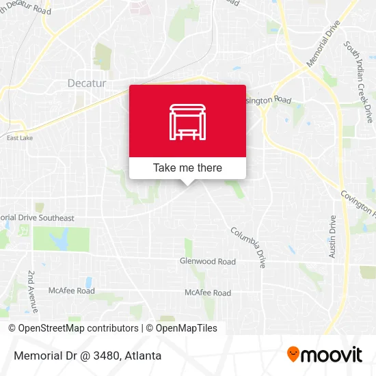 Mapa de Memorial Dr @ 3480