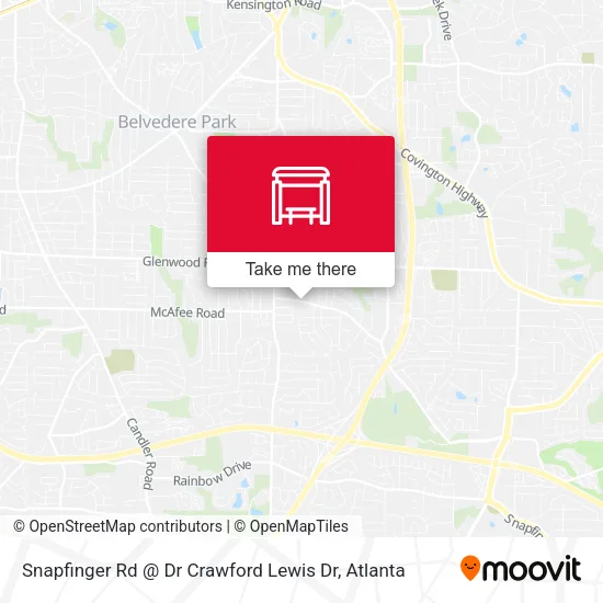 Snapfinger Rd @ Dr Crawford Lewis Dr map