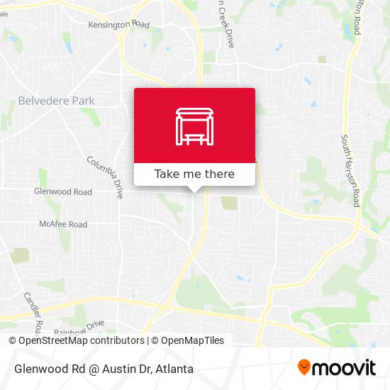 Mapa de Glenwood Rd @ Austin Dr