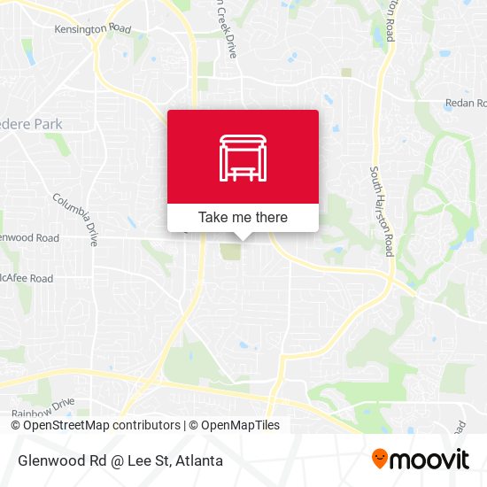 Mapa de Glenwood Rd @ Lee St