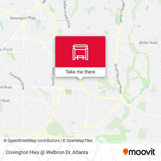 Covington Hwy @ Welbron Dr map