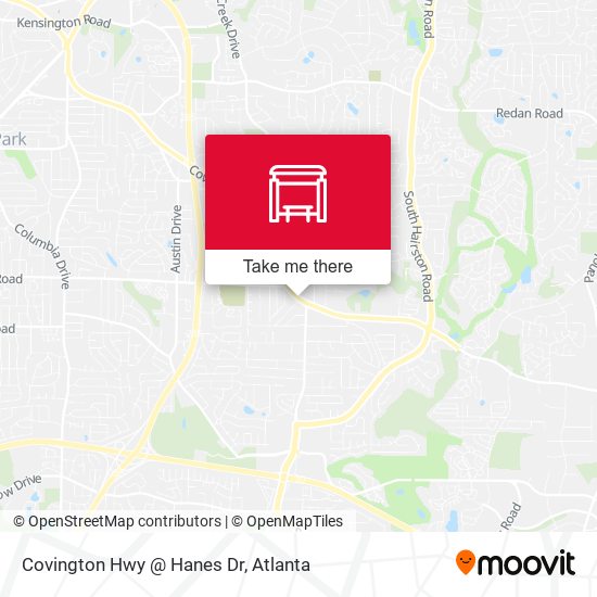 Mapa de Covington Hwy @ Hanes Dr