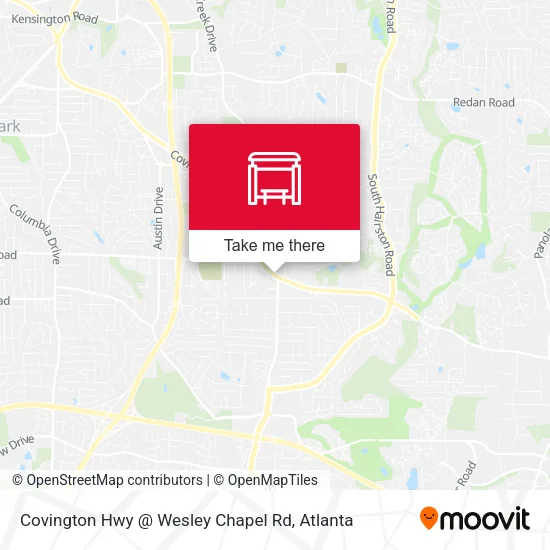 Covington Hwy @ Wesley Chapel Rd map