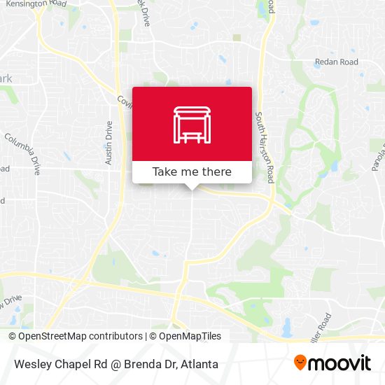 Mapa de Wesley Chapel Rd @ Brenda Dr