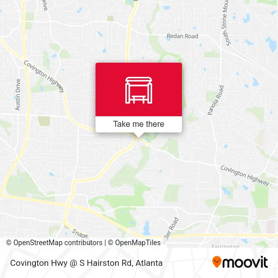 Covington Hwy @ S Hairston Rd map