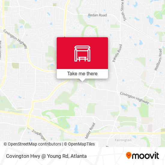 Mapa de Covington Hwy @ Young Rd