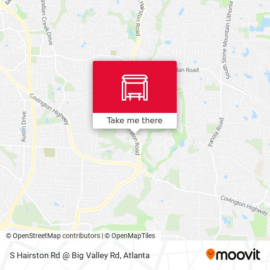 S Hairston Rd @ Big Valley Rd map