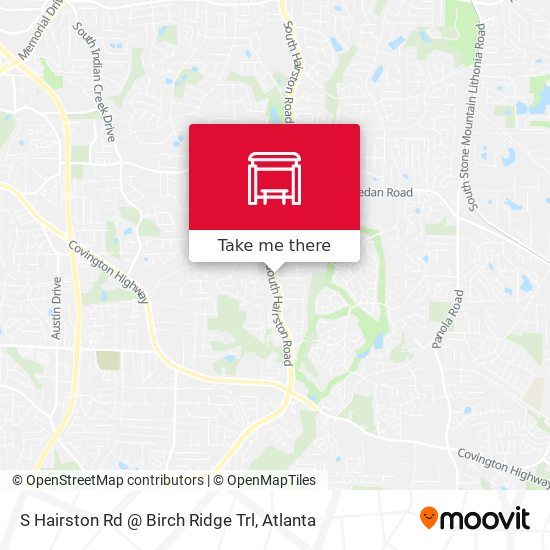 Mapa de S Hairston Rd @ Birch Ridge Trl