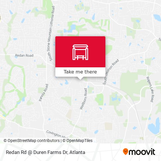 Redan Rd @ Duren Farms Dr map