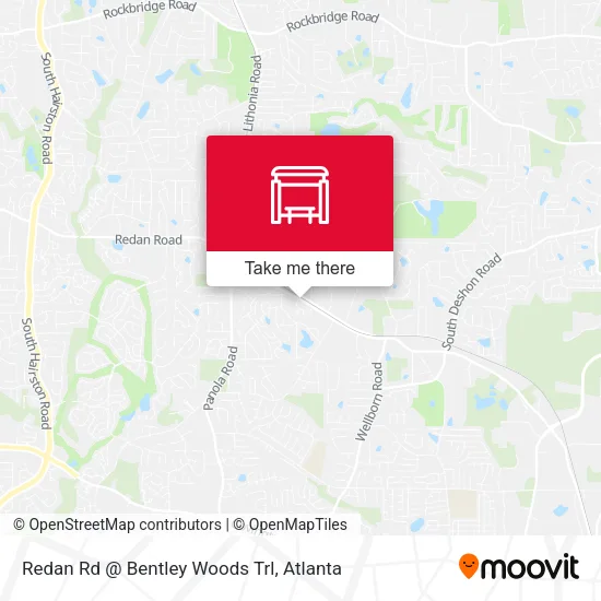 Redan Rd @ Bentley Woods Trl map
