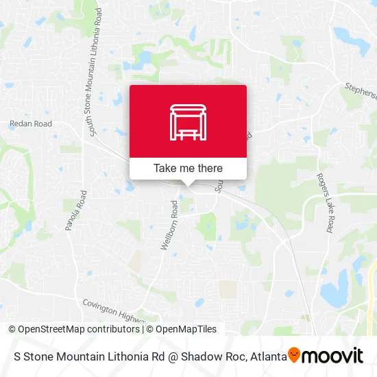 Mapa de S Stone Mountain Lithonia Rd @ Shadow Roc