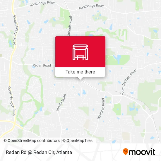 Redan Rd @ Redan Cir map