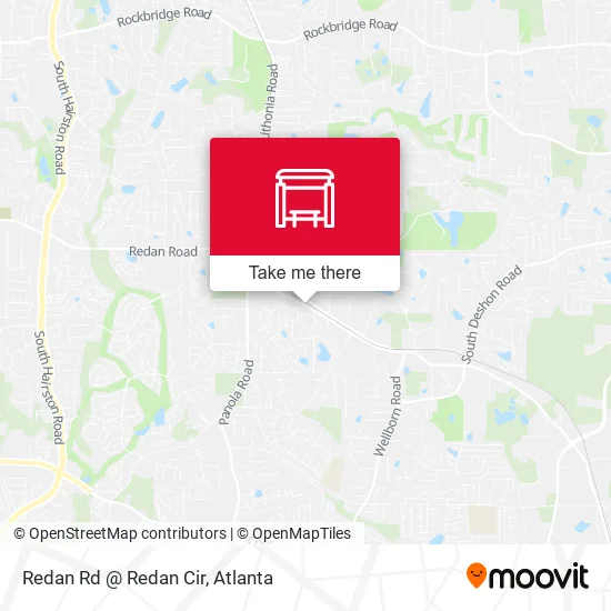 Redan Rd @ Redan Cir map