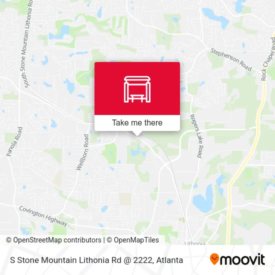 S Stone Mountain Lithonia Rd @ 2222 map