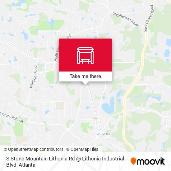 S Stone Mountain Lithonia Rd @ Lithonia Industrial Blvd map