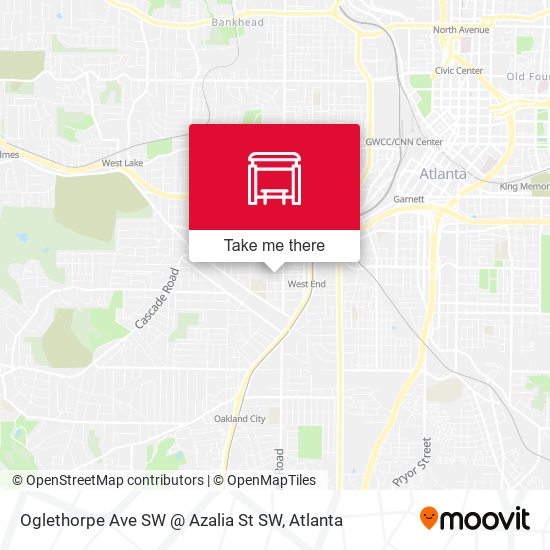 Oglethorpe Ave SW @ Azalia St SW map