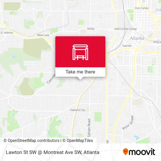 Lawton St SW @ Montreat Ave SW map